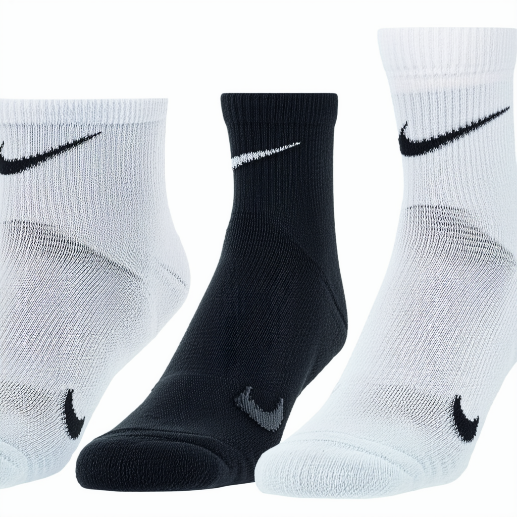 Nike Men`s Everyday Plus Cushioned Crew Socks 3 Pack