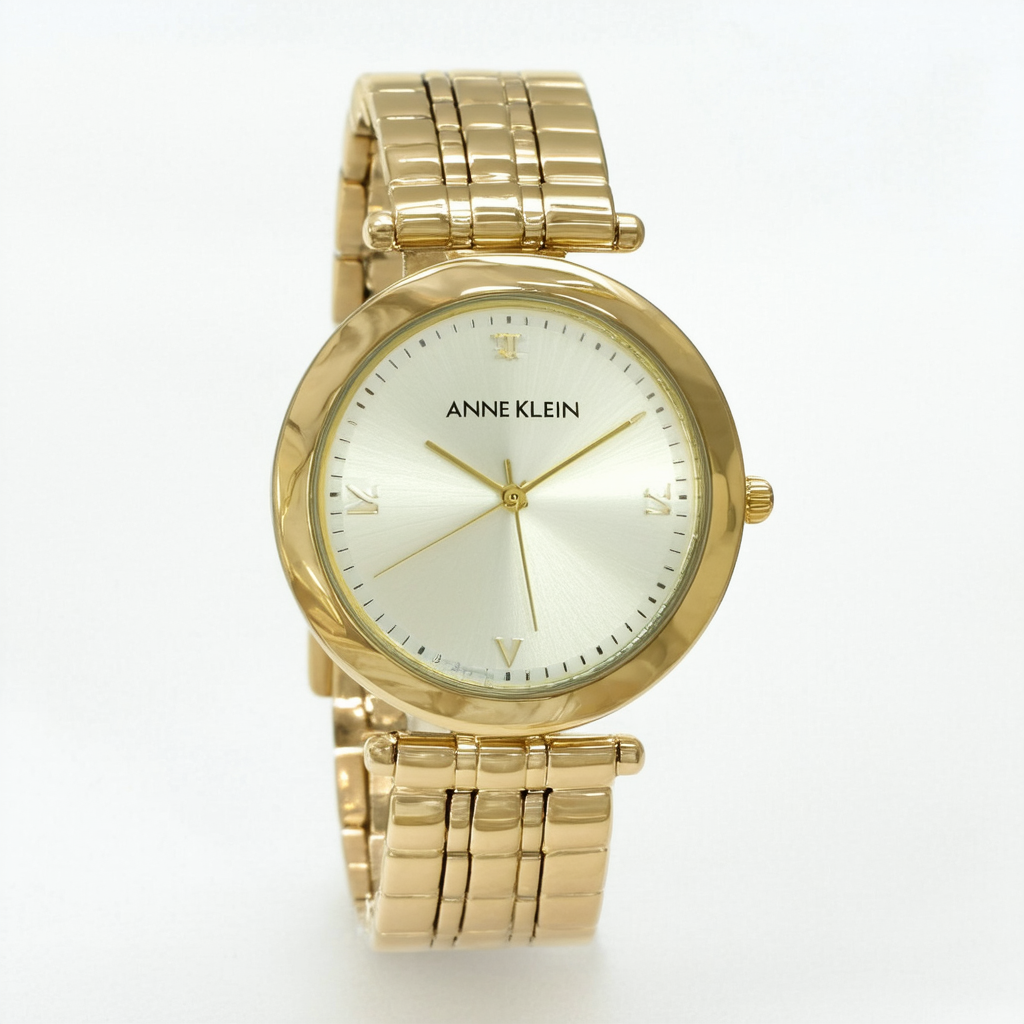 Anne Klein Women's AK/2044CHGB Gold-Tone Bangle Watch