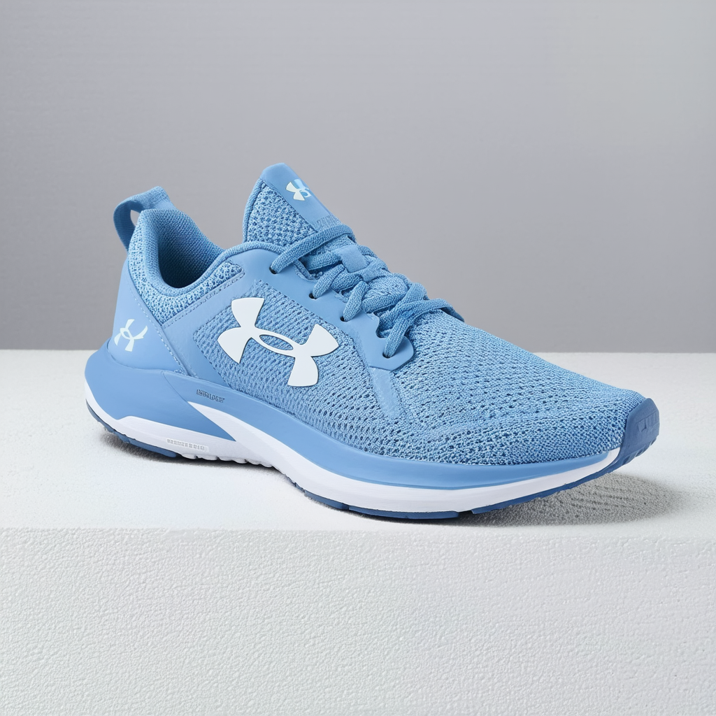 Under Armour Women's Micro G Pursuit Running Shoe, Chambray Blue (400)/Talc Blue, 8