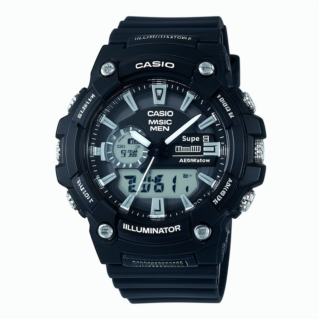 Casio Men's Super Illuminator AEQ200W Casual Watch