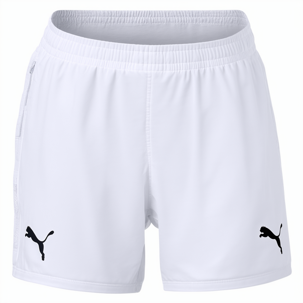 PUMA Women's Esito Short White/White XS 4.5