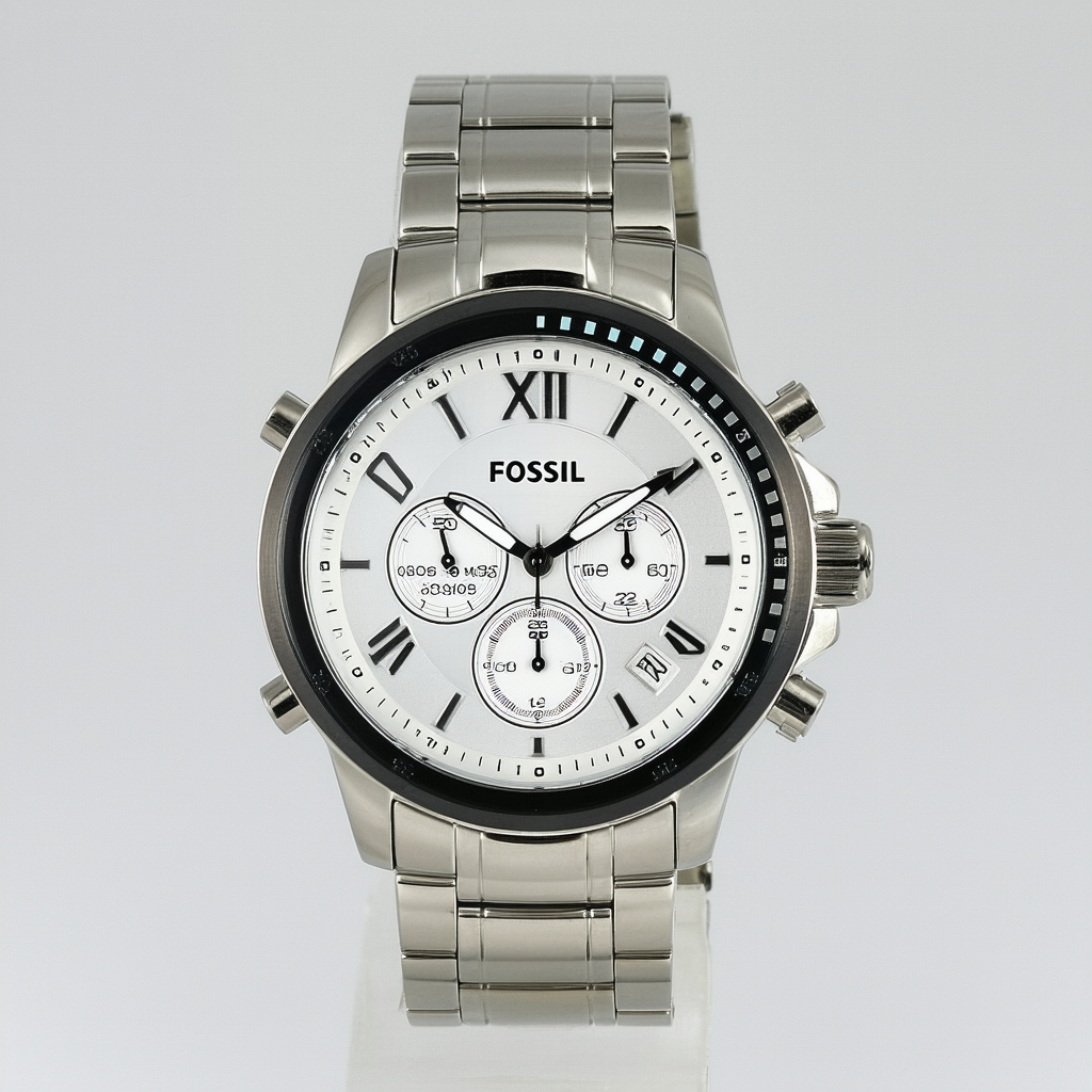 Fossil Men's ME3046 Foreman Multifunction Automatic Stainless Steel Watch - Silver-Tone