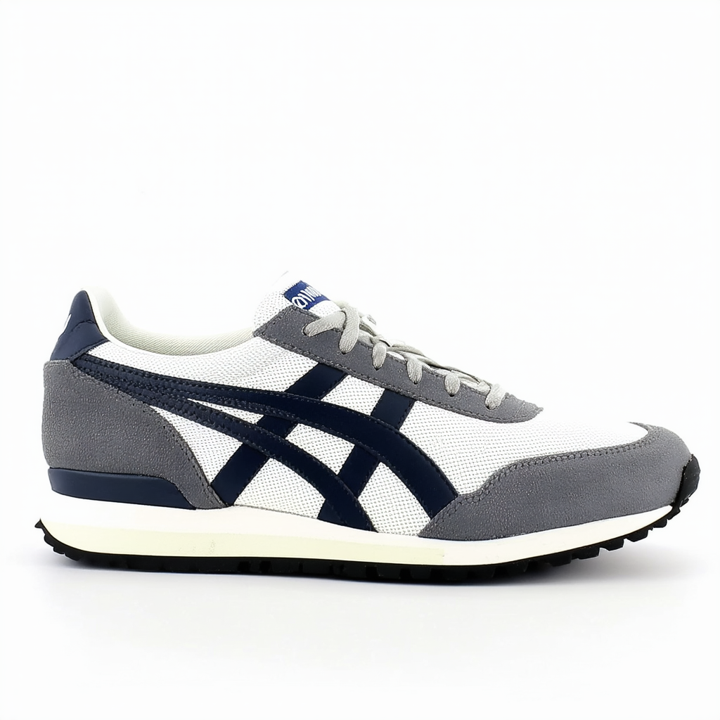 Onitsuka Tiger Men's OC.Runner DL301.1150 Lace-Up Fashion Sneaker,Grey/Navy,10.5 M US