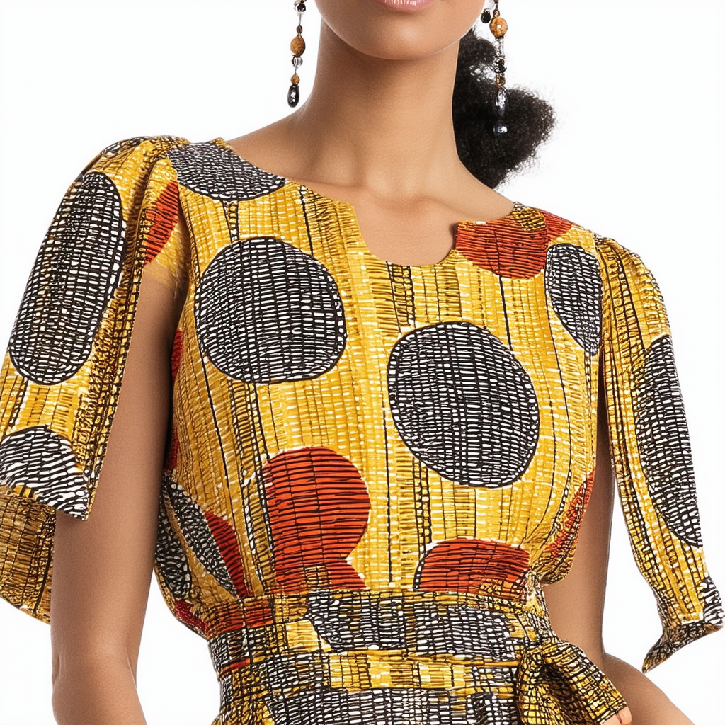 Anne Klein Women's Maasai Printed Cap Sleeve Top