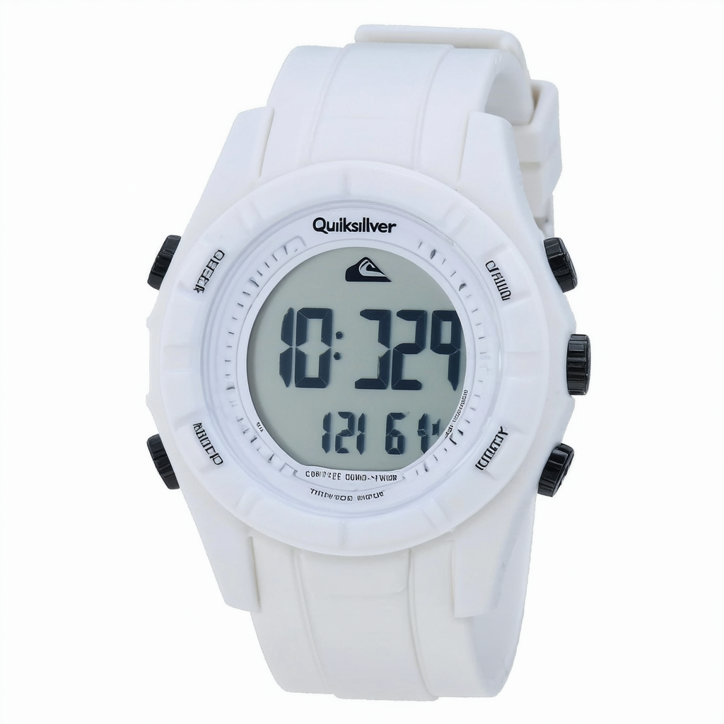 Quiksilver Men's QWMD006-WHT Digital Plastic Fashion Watch