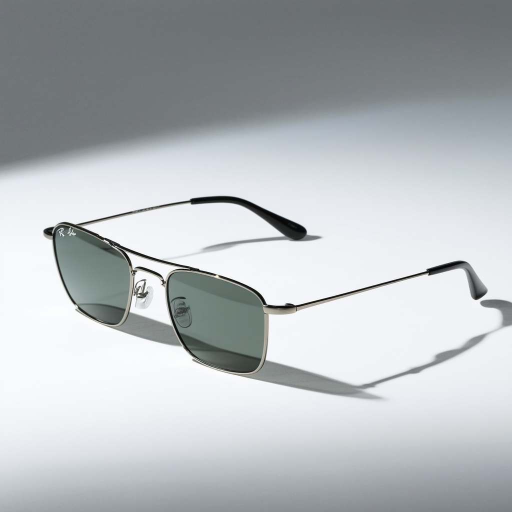 Ray-Ban Rb3669f Low Bridge Fit Rectangular Sunglasses