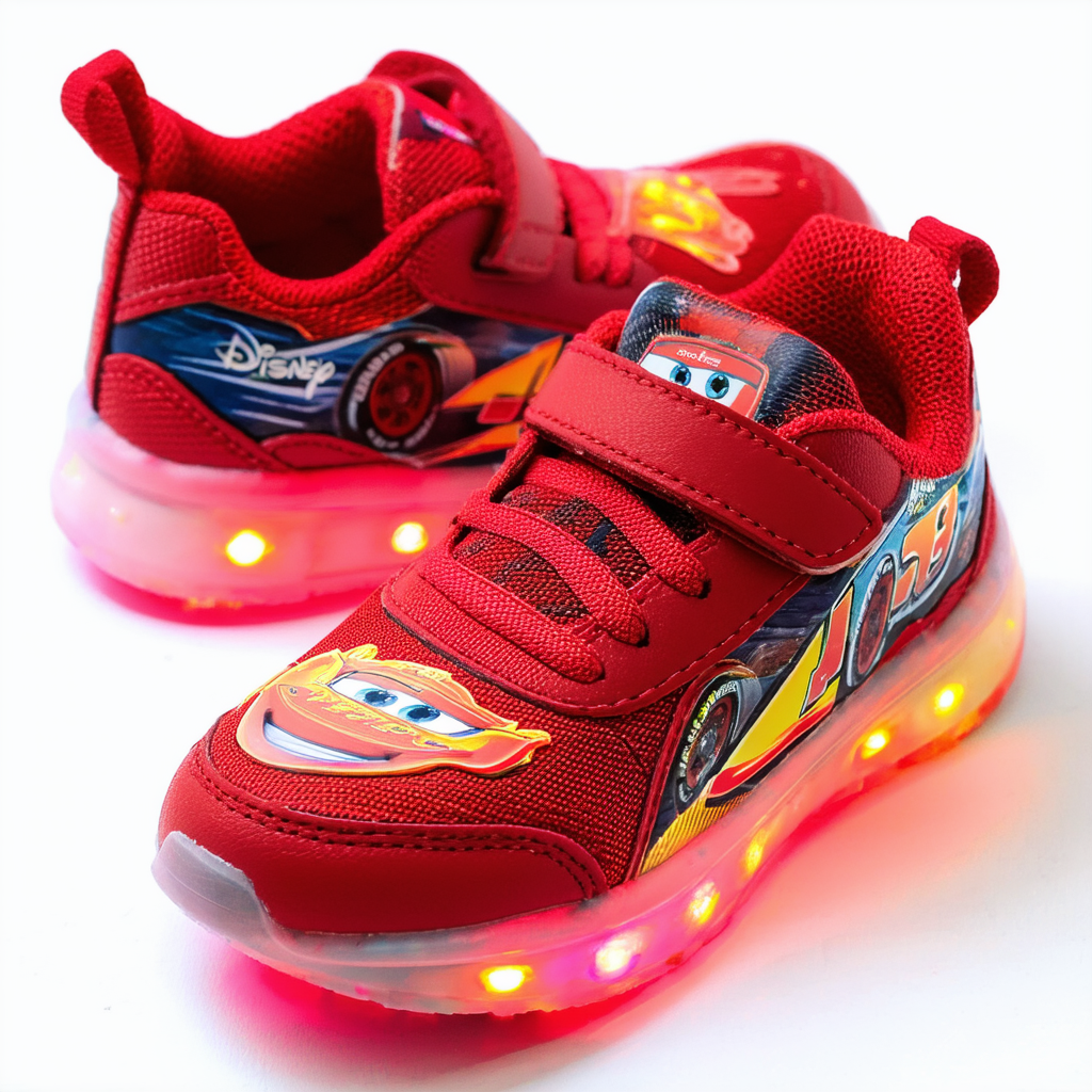 Disney 0CAF920 Cars Lighted Sneaker (Toddler/Little Kid)