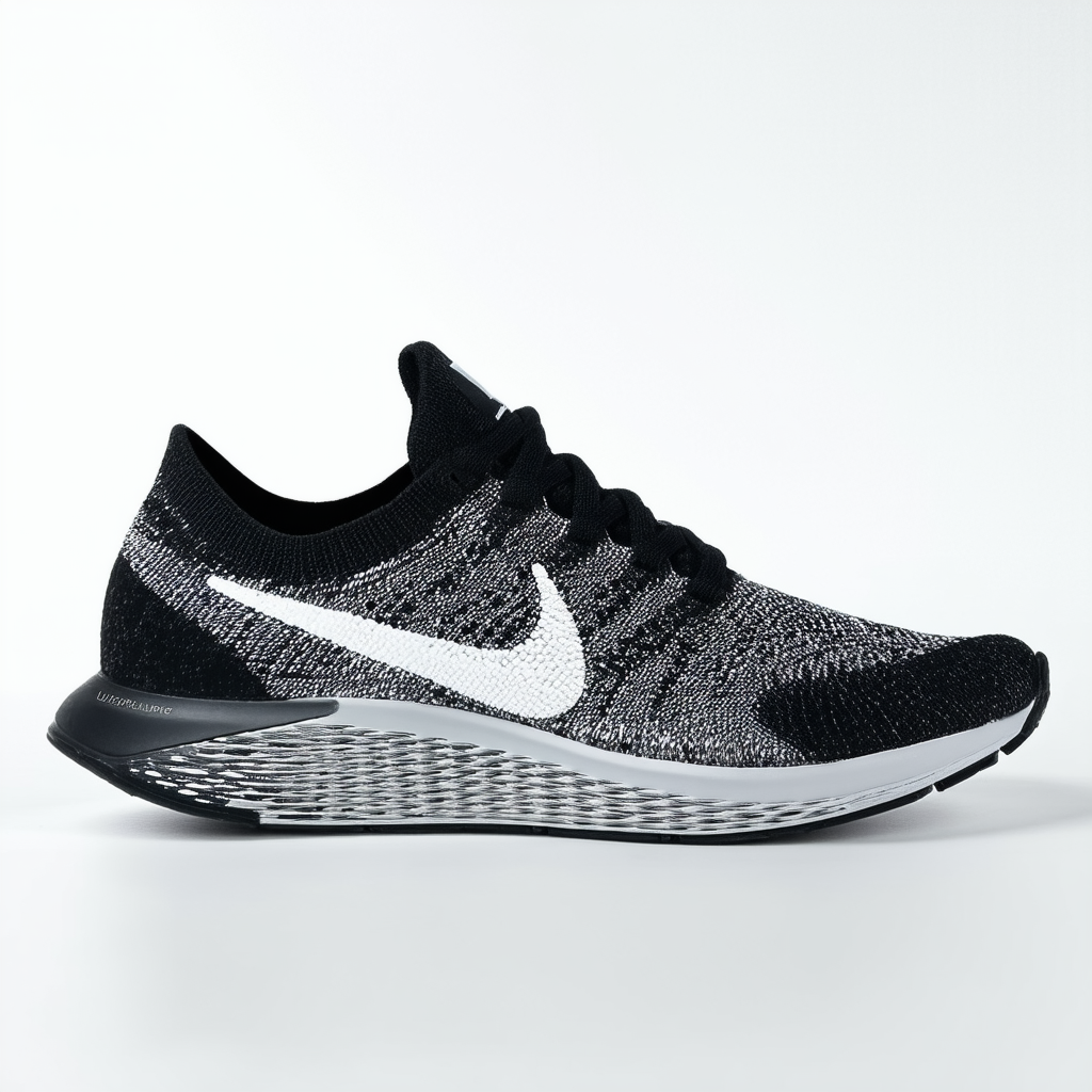 Nike Women Lunarepic Low Flyknit 2 Running (Black/White-Anthracite) Size 8.5 US
