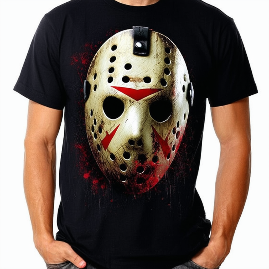 Bioworld Friday The 13th Jason Voorhees Men's Black Graphic T-Shirt
