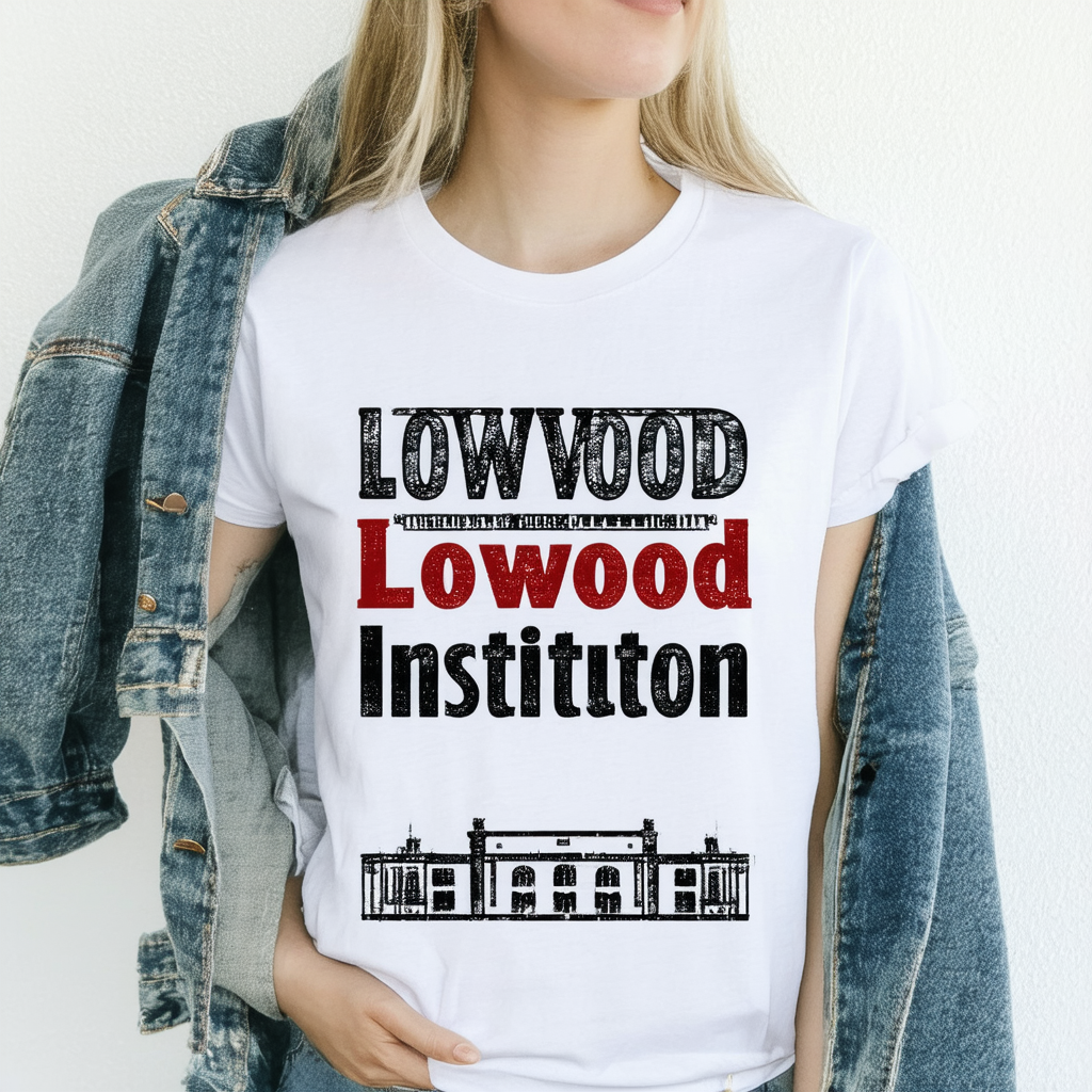 CafePress Lowood Institution Women's Dark T Cotton T-Shirt