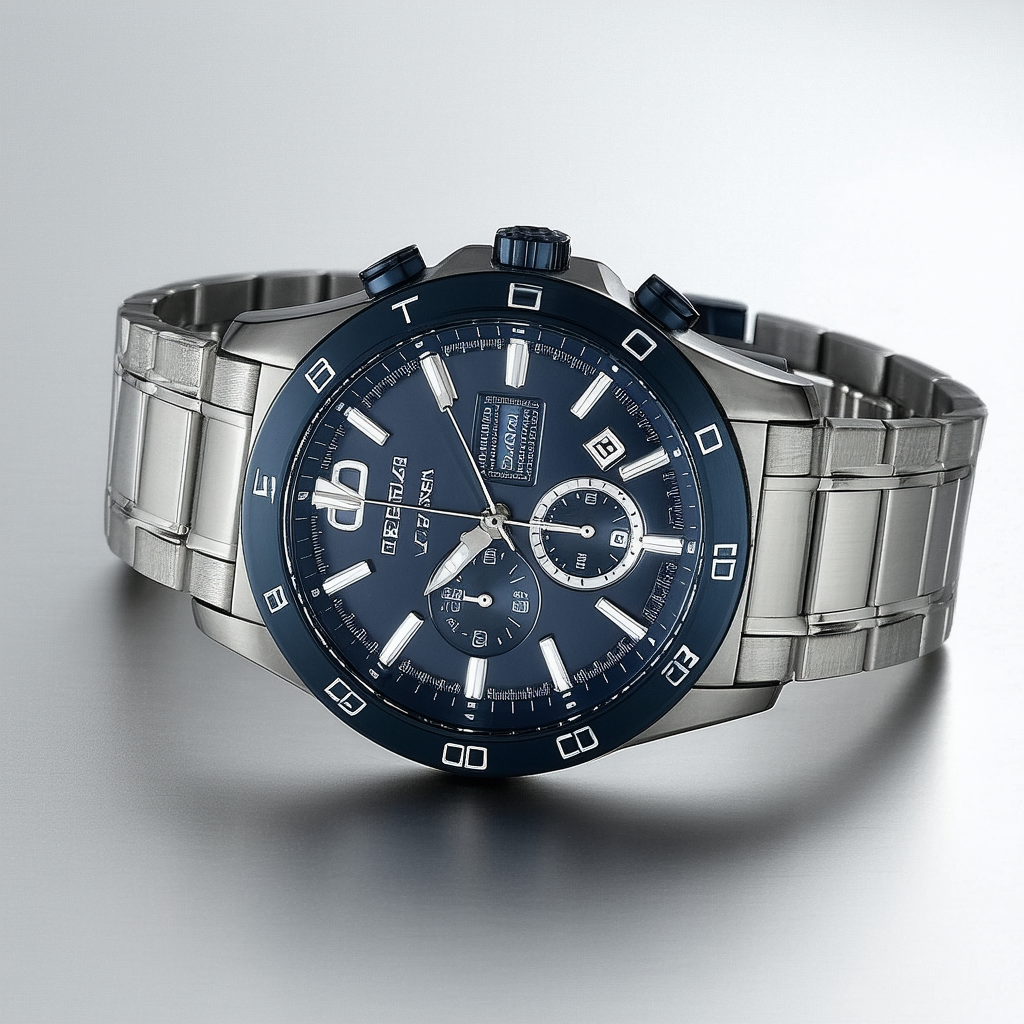 Citizen Men's CA0505-57L Eco-Drive Titanium "Nighthawk" Chronograph Watch