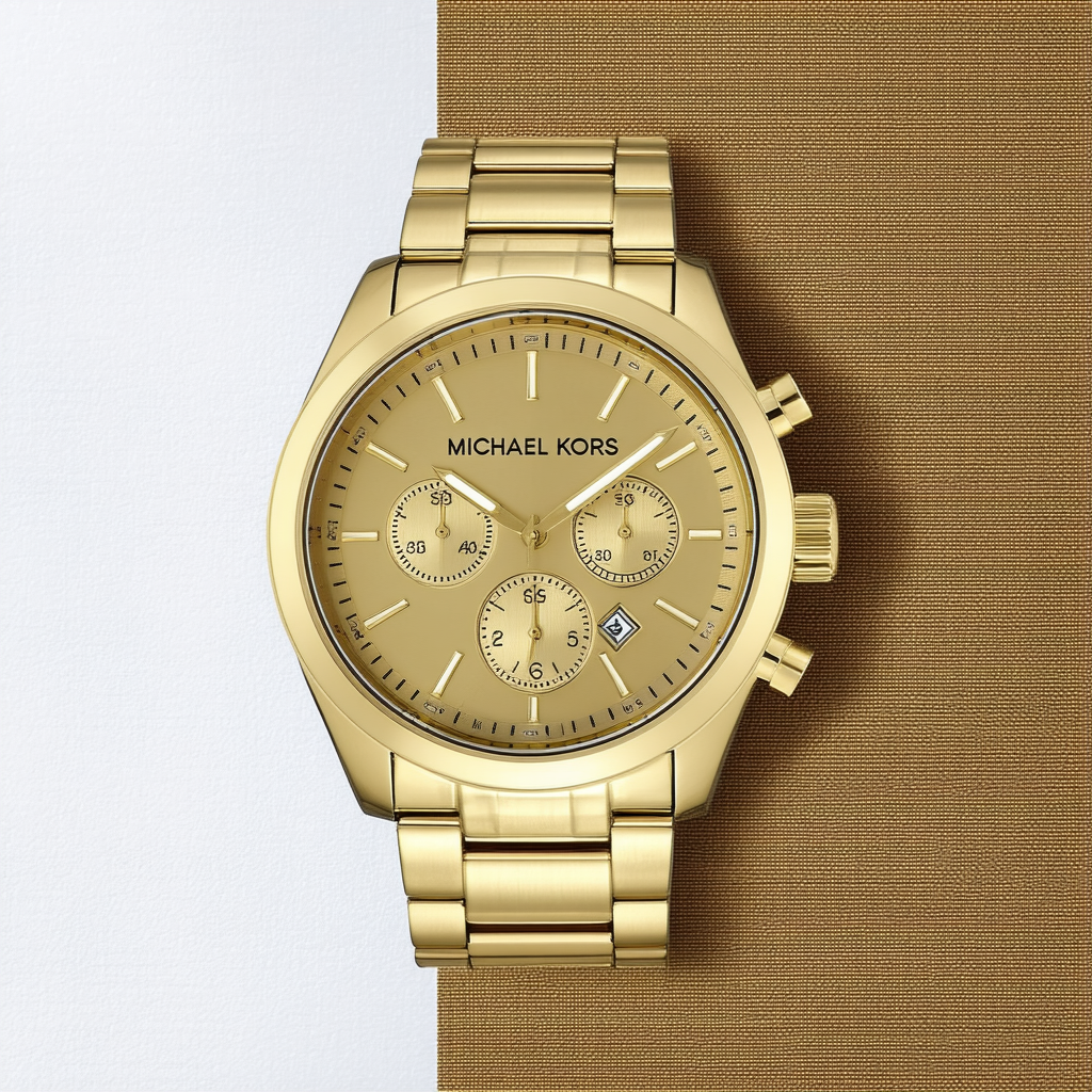 Michael Kors Men's Lexington Gold-Tone Watch MK8446