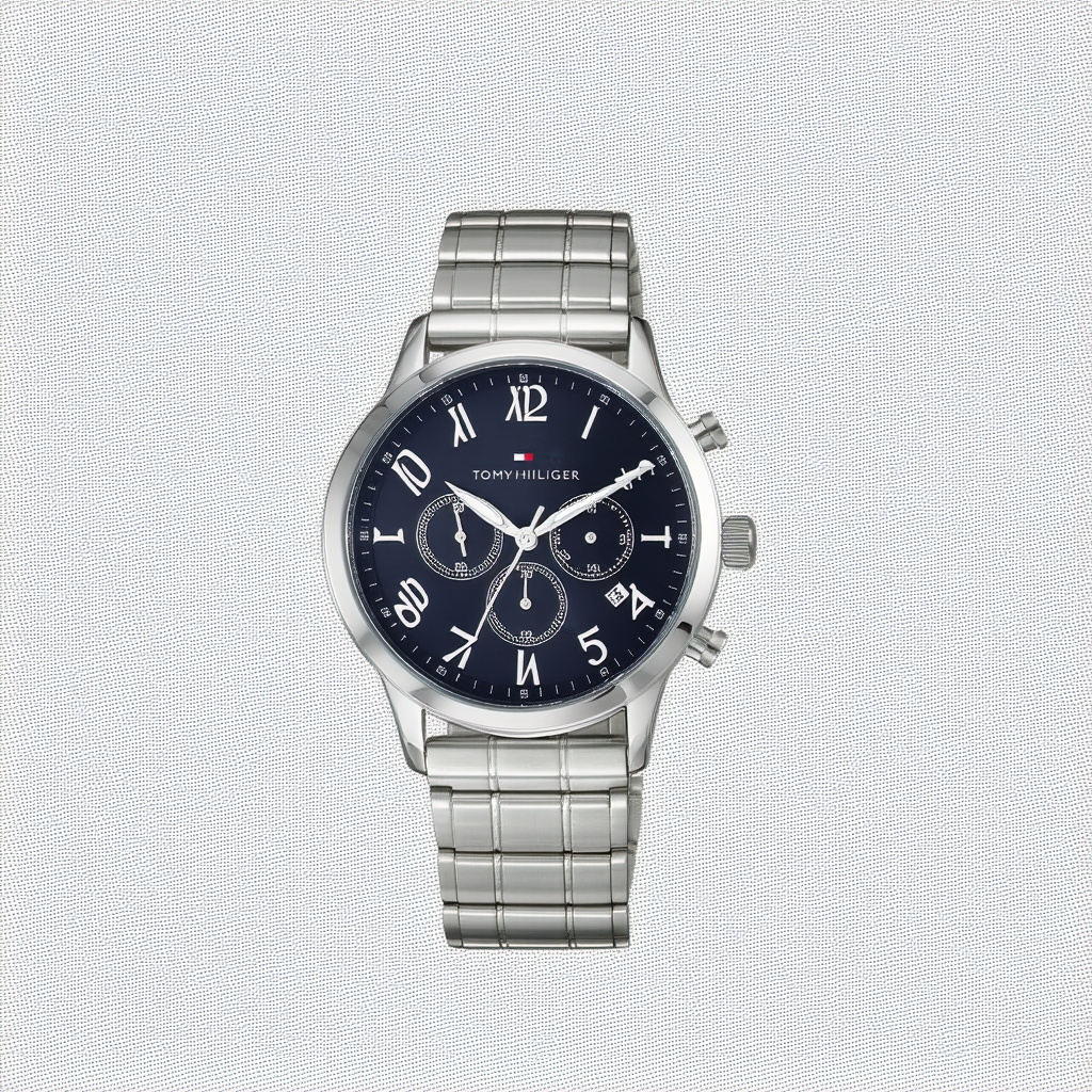 Tommy Hilfiger Men's 1791038 Analog Display Quartz Silver Watch