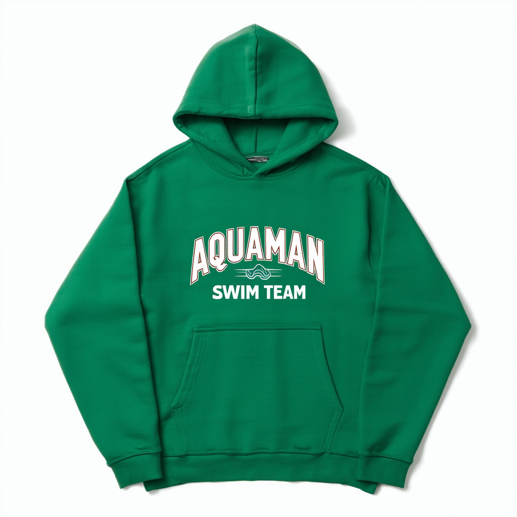 Hoodie: Aquaman- Swim Team Pullover Hoodie