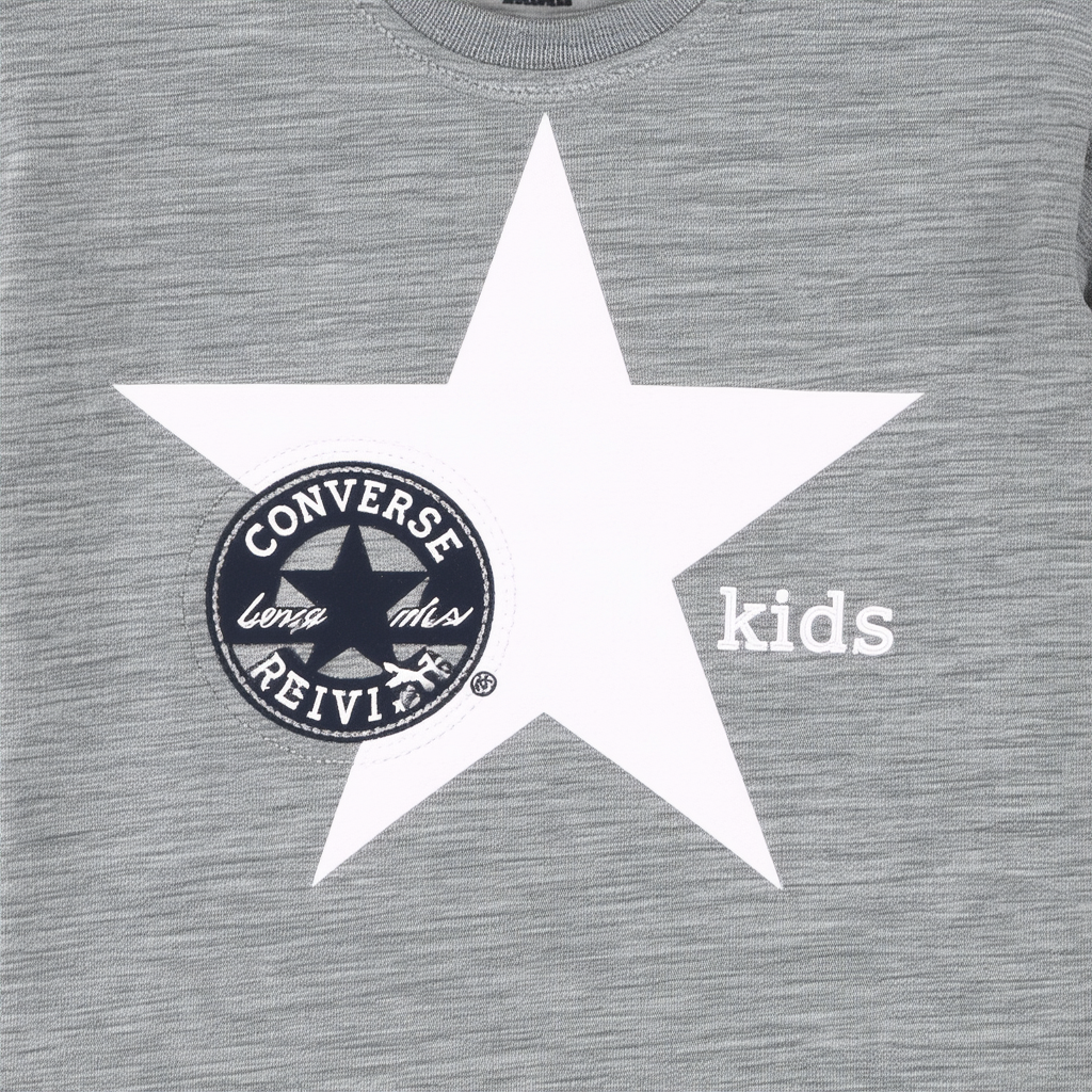 Converse Kids Boy's Long Sleeve Logo Remix Graphic T-Shirt (Little Kids)