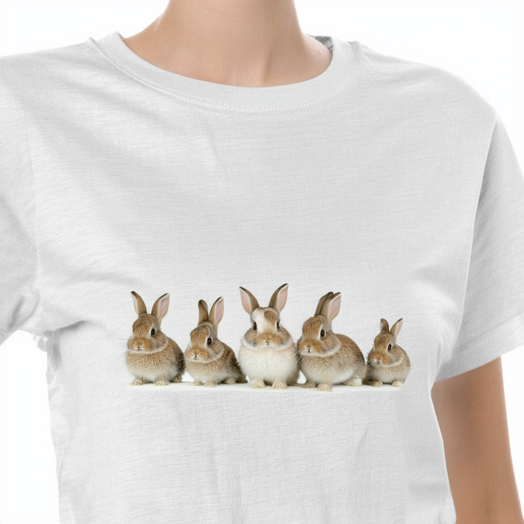 CafePress Cottontail Rabbits Women's T Shirt Classic Tshirt