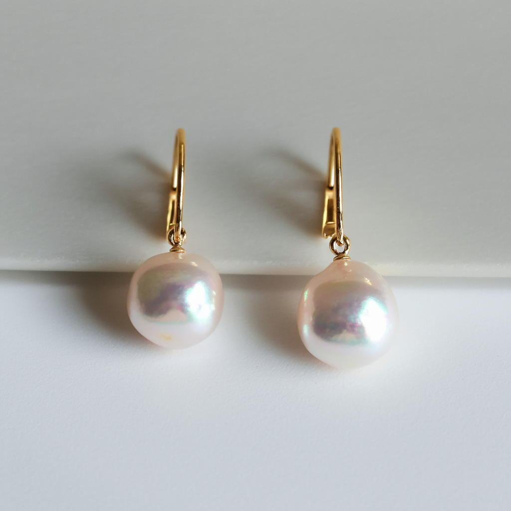Lucky Brand Pearlescent Small Drop Earrings