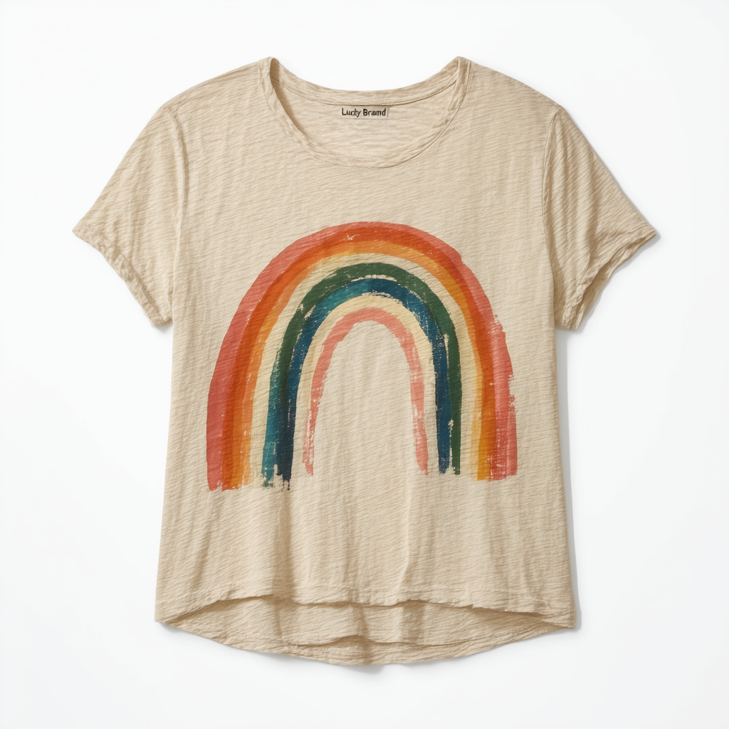 Lucky Brand Women's Lucky Rainbow Tee