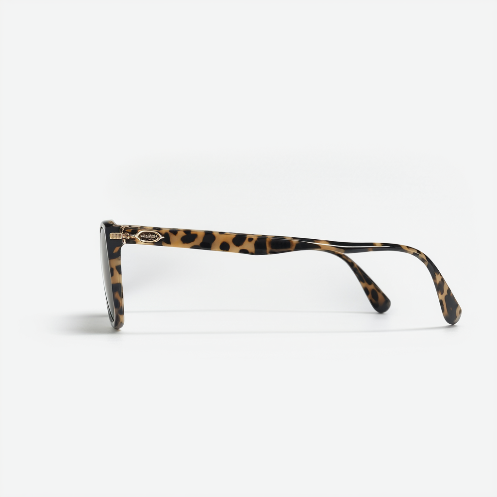 Sunglasses Coach HC 8105 F 522913 Beige Black/Beige Ocelot Sig C