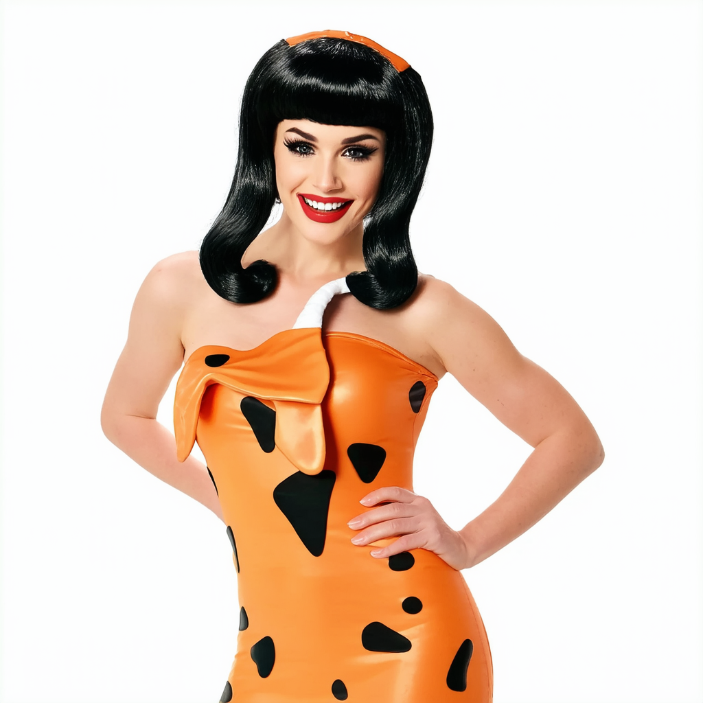 The Flintstones, Betty Rubble Costume And Wig