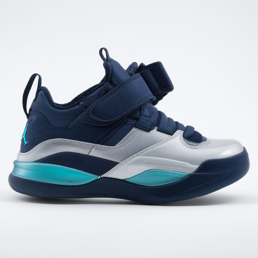 Nike Men's Jordan Hydro V Retro Navy/Silver/Turquoise 555501-405