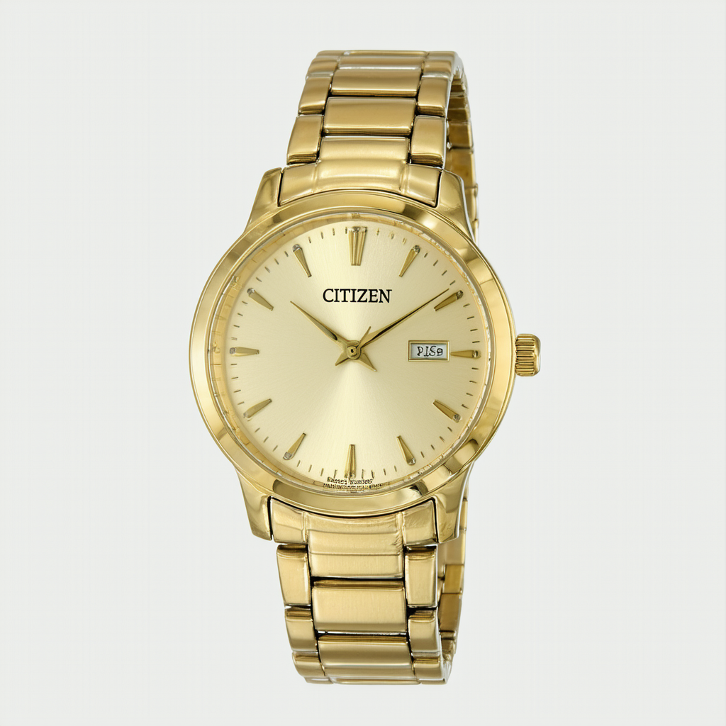 Citizen Women's EW9552-51P Eco-Drive Silhouette Gold-Tone Watch