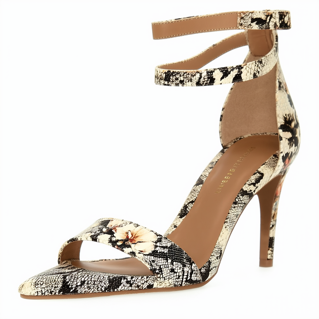 Naturalizer Women's Cream Multi Floral Snake Danya 9.5 B(M) US
