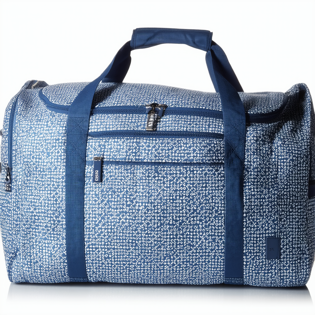 Roxy Women's Too Far Duffle Bag, Dress Blues Geometric Feeling, One Size