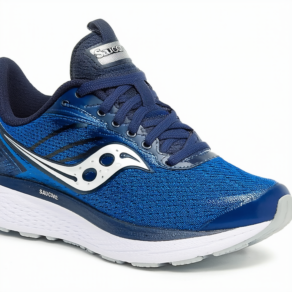 Saucony Ride 10 Jr Running Shoe, Blue/Navy, 7.5 X-Wide US Unisex Little_Kid