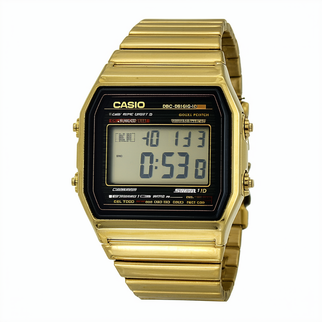 Casio DBC611G-1D Casio Gold & Black Digital Watch - Gold / One Size