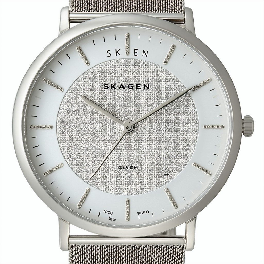 Skagen 3-Hand with Glitz Steel Mesh Women's watch #622SMM