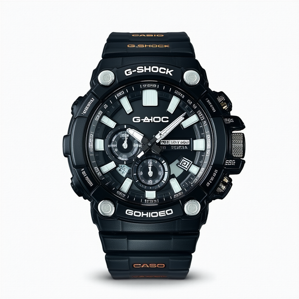 Casio Men's MTG1100-1A G-Shock Chronograph Black and Silver-Tone Sport Watch