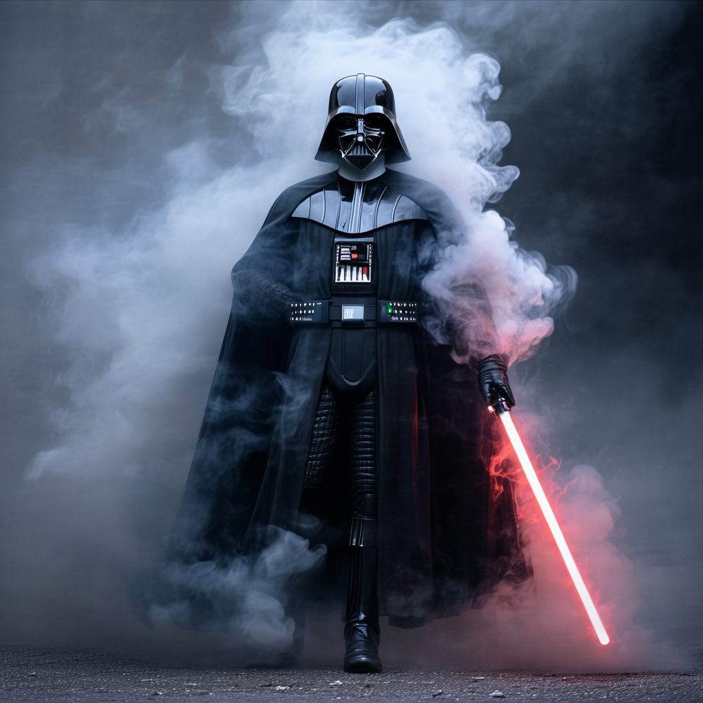 Men's Star Wars Darth Vader Smoke T-Shirt