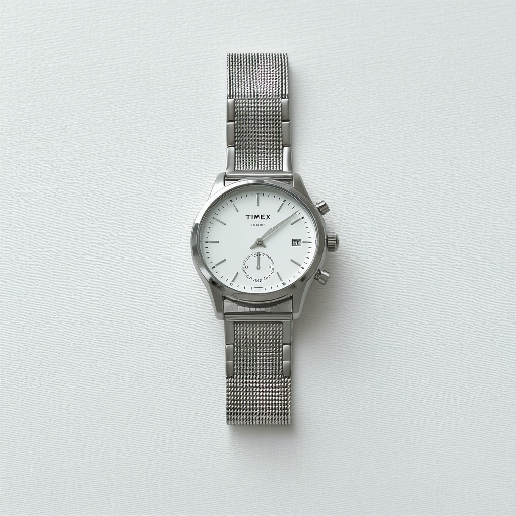 TIMEX Silver Stainless Steel Watch-TW2R89300