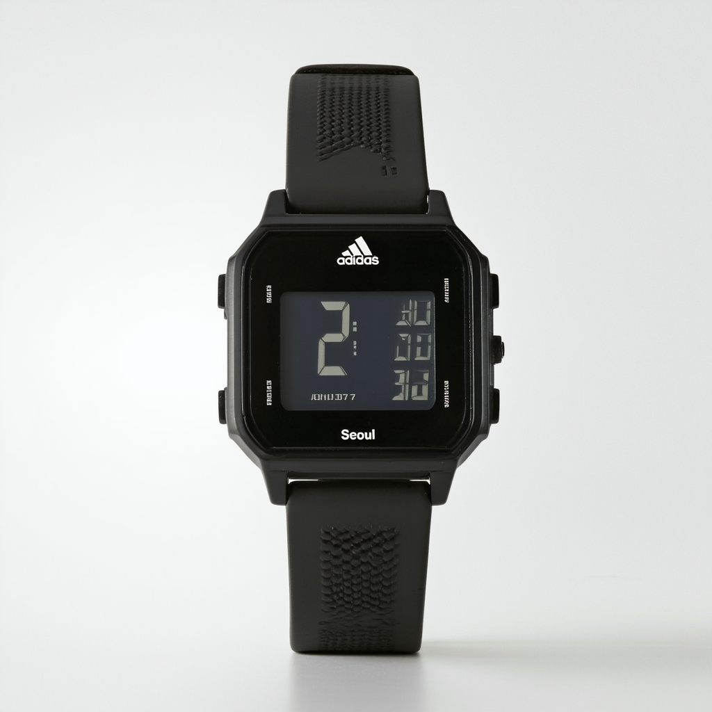 Adidas Men's ADH2077 Black Seoul Digital Watch