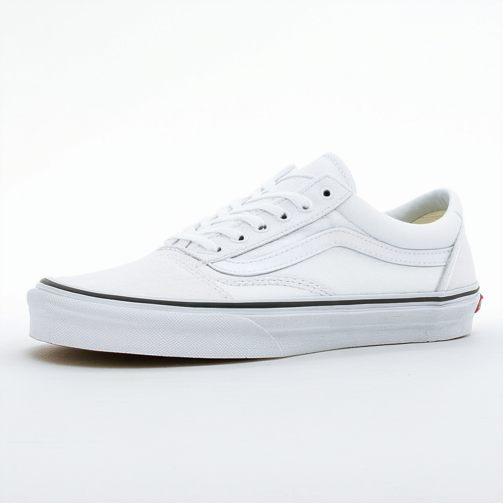 Vans Old Skool Classic Sneaker Skate Canvas White VOKDM9