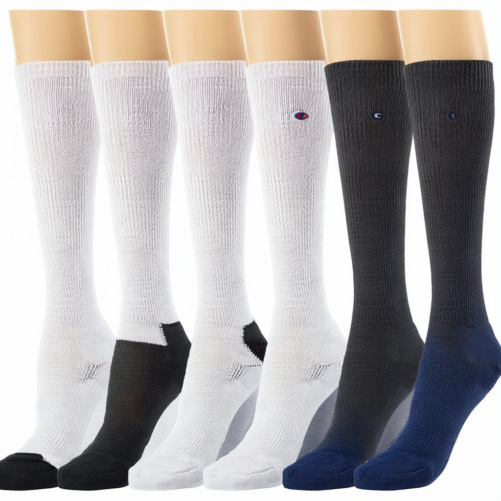 Champion mens Men's 6 & 12pack Crew Socks