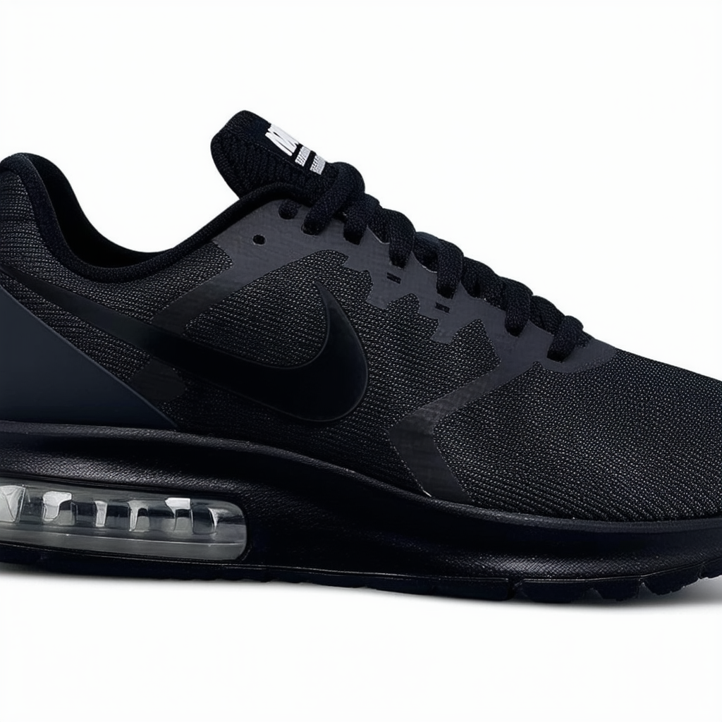 Nike AIR MAX Zero Essential Mens Running-Shoes 876070-006_11.5 - Black/Black-Black
