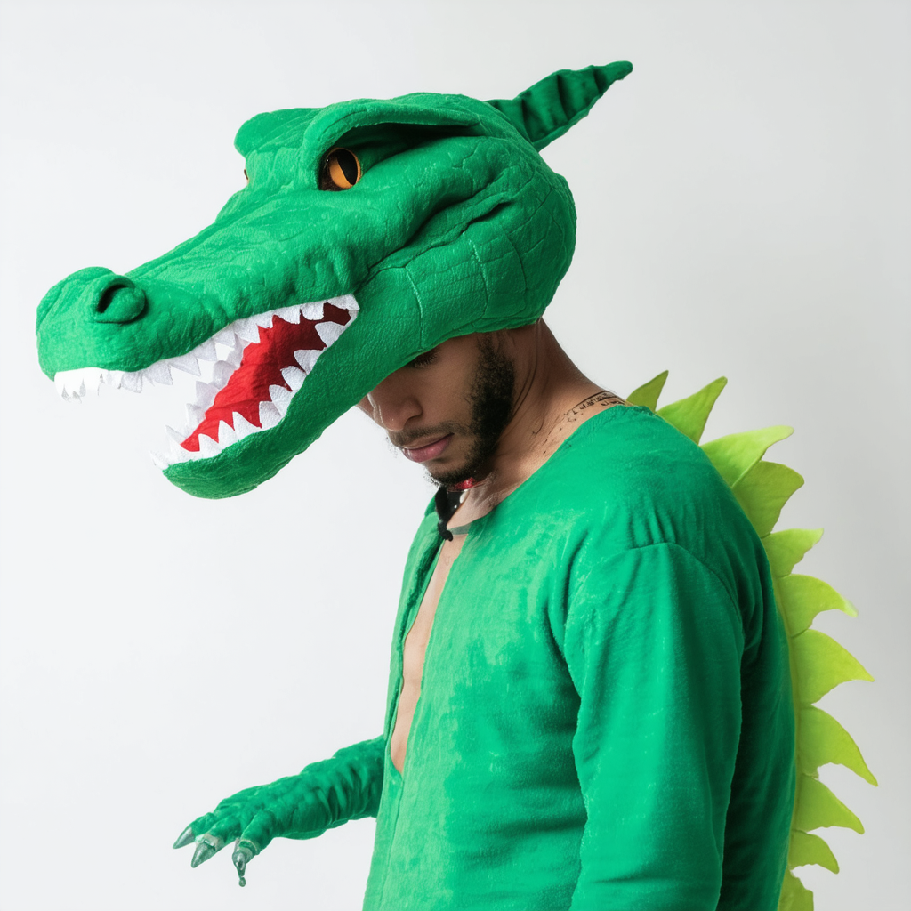 Unisex Adult Dangerous Alligator Costume