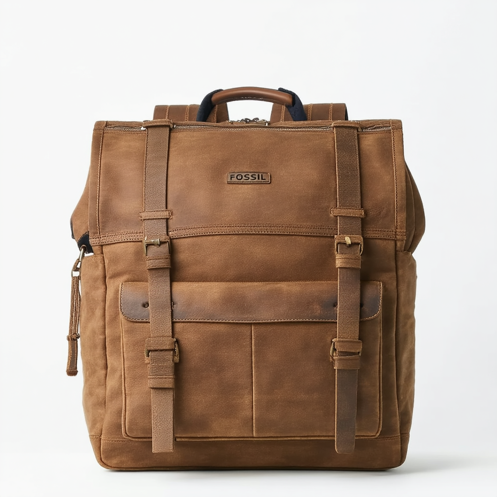 Fossil Men's Defender Backpack Brown