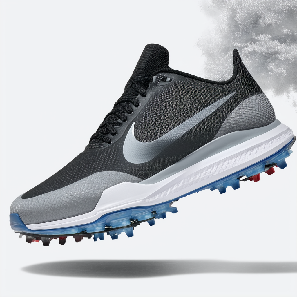 NIKE Golf Men's NIKE FI Impact Golf Shoe, Black/Light Base Grey/Metallic Silver, 9 D(M) US
