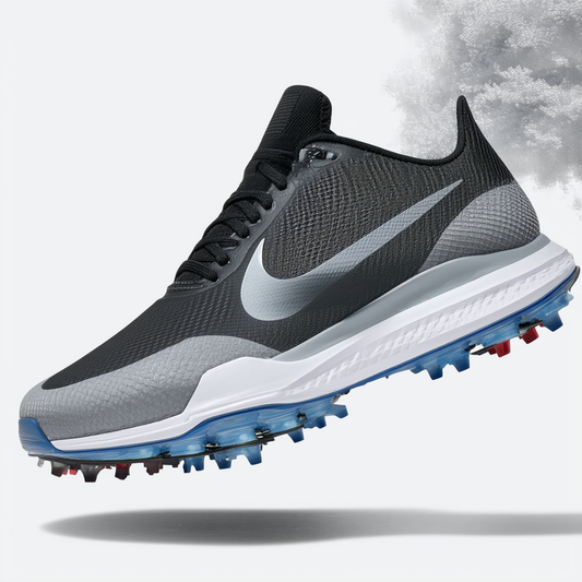 NIKE Golf Men's NIKE FI Impact Golf Shoe, Black/Light Base Grey/Metallic Silver, 9 D(M) US