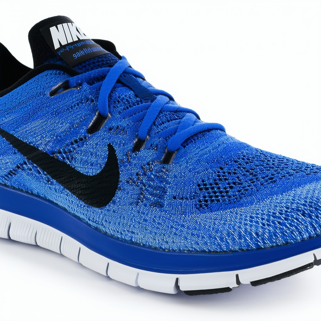 Nike Mens Free 4.0 Flyknit Game Royal/Blk/Pht Bl/Hypr Jd Running Shoe 12 Men US