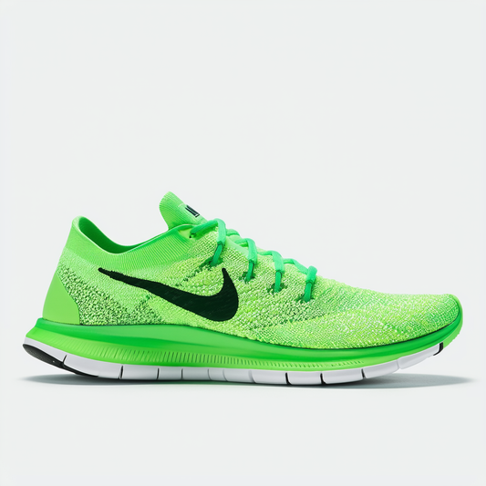 Nike Free 4.0 Flyknit Women's Running Shoes, 8, Green