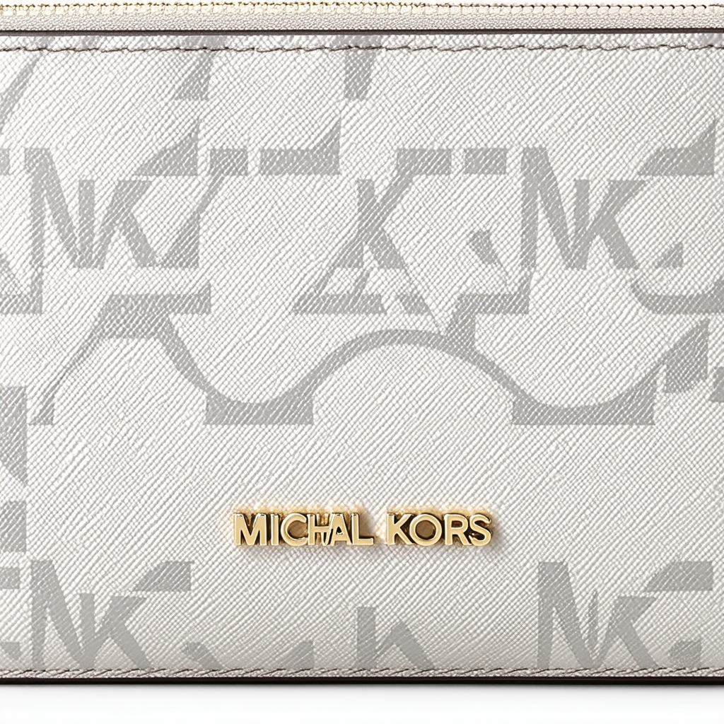 MICHAEL Michael Kors Mk Logo Zip Around Continental Wallet