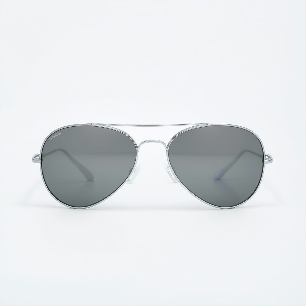 Mirrored Aviators Silver Metal Aviator Sunglasses
