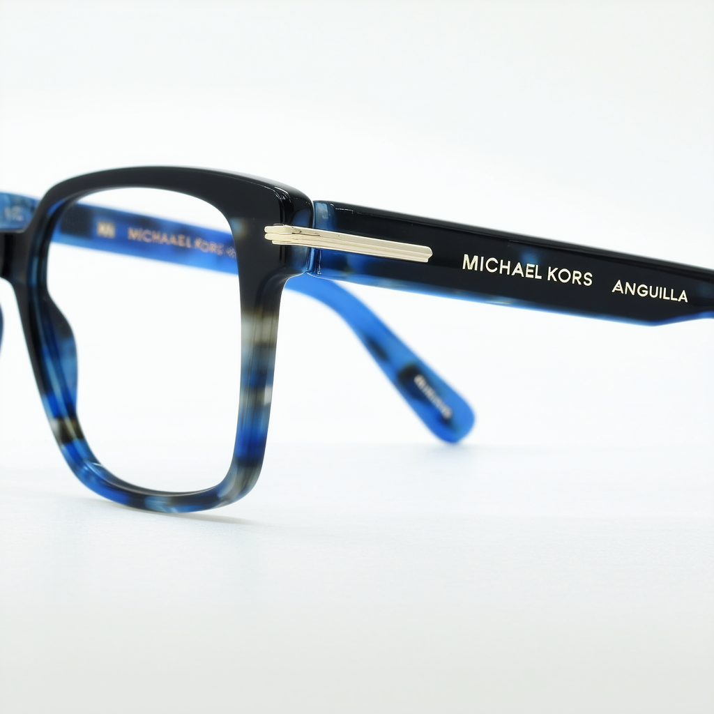 Michael Kors ANGUILLA MK8002 Eyeglass Frames 3001-50 - Black/Blue