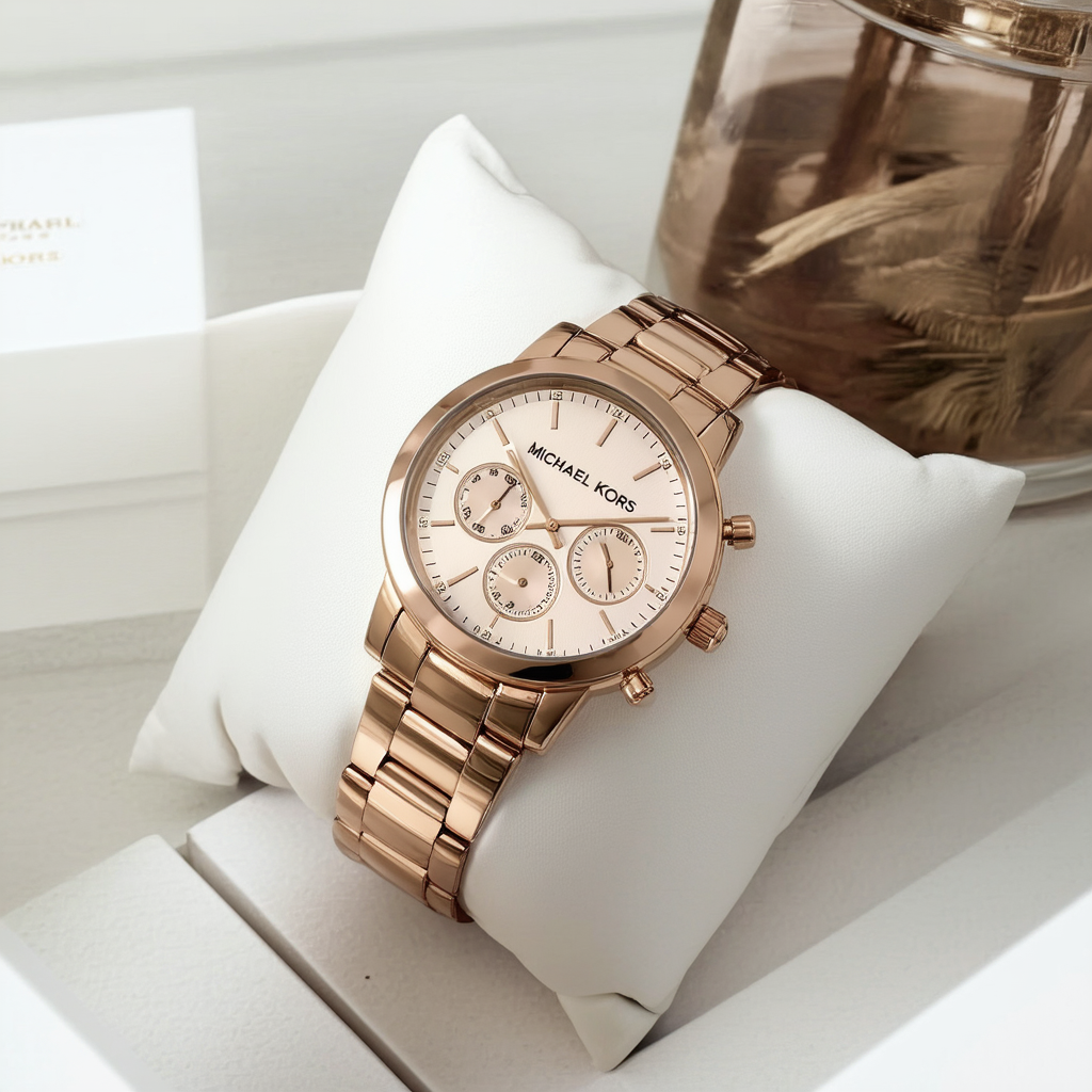 Michael Kors Women's Kinley Rose Gold Watch MK6432