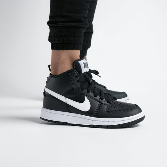 Nike Court Borough Mid Black/White