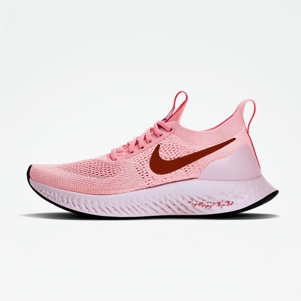 Nike Epic React Flyknit 2 Women's Running Shoe Pink Tint/Pink Tint-Rust Pink 8.5